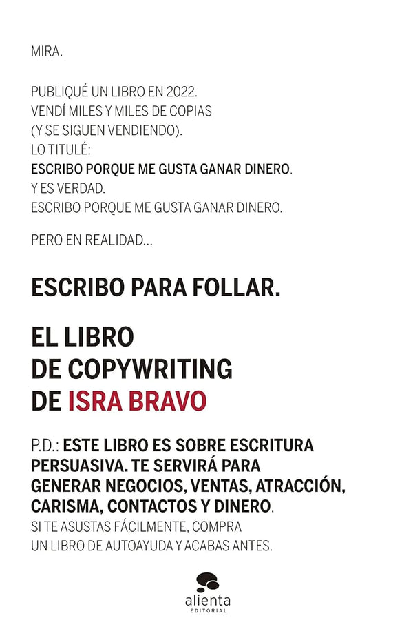 El libro de copywriting - Isra Bravo